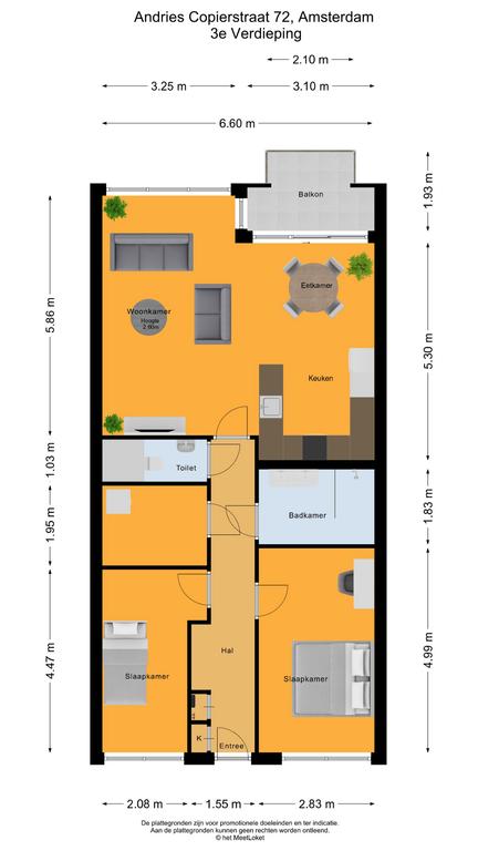 Andries Copierstraat 72 , 1061 SE Amsterdam map